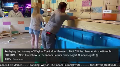 Mcabee's Live Market: Presented by Waylon, The Indoor Farmer. Veteran Popularizing Sustainability