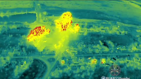 The Moment Two HIMARs Missiles Smash into Russian Positions Near Orlovka