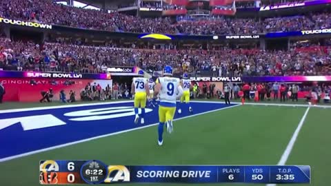 Odell Beckham Jr. Scores Touchdown in the Super Bowl! 2022 Super Bowl Highlights