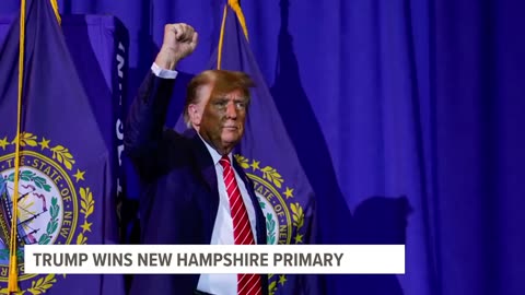 Former President Trump secures win in New Hampshire
