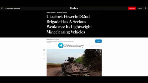 The 82nd brigade of the Ukrainian Armed Forces is losing its mine clearance vehicles - Forbes