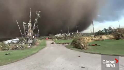 Alberta tornado: Storm chaser captures twister’s path of destruction