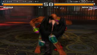 Tekken 5 - Craig Marduk Playthrough on PS2