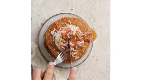 Easy Carrot Cake Pancakes