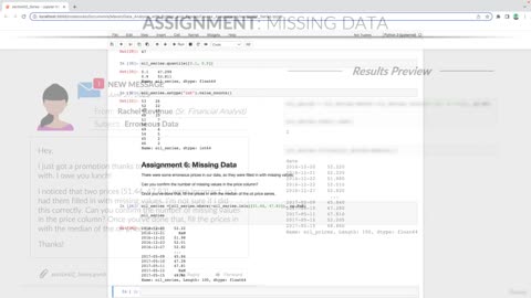 ASSIGNMENT Missing Data/Pandas Series video 26
