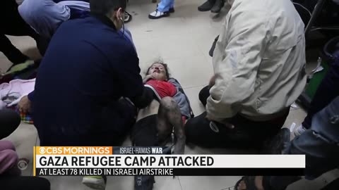 Israeli airstrike on refugee camp in Gaza kills dozens