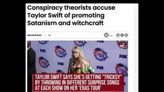 TAYLOR SWIFT PERFORMS WITCHCRAFT ON STAGE - TELLING FANS TO SUMMON DEMONS