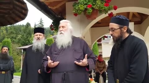 Vizita Părintelui Elpidie la Mănăstirea bărbătească a lui Justin Pârvu de la Petru Vodă