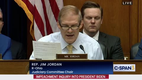 Jim Jordan SLAMS Biden Family Corruption