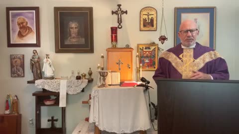 Monday 4th week of Lent; adoration before Mass