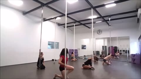 Pole dance of night club