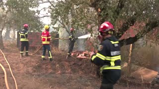 Firefighters scramble in heatwave-hit Portugal
