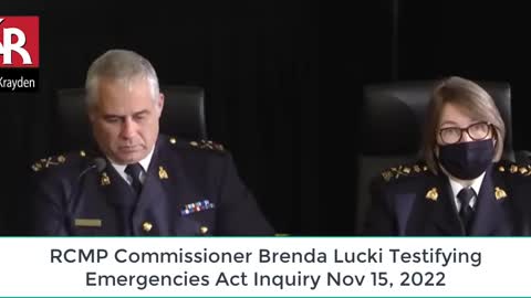 Did RCMP Commissioner Lucki throw Trudeau under the bus?