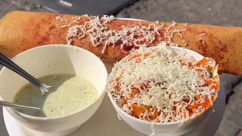 Masala Cheese Dosa #dosa #streetfood #dosaeating #dosamasala #dosacheese #foodie #ytshort #fodofood