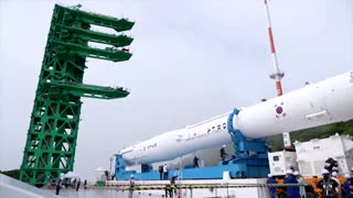 South Korean space rocket prepped for lift off