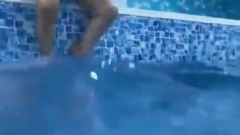 Cute baby swimming funny video 😍