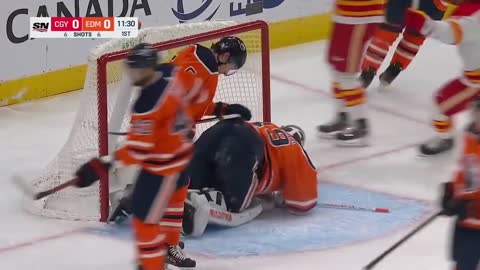 Flames @ Oilers 1_22_22 _ NHL Highlights_2