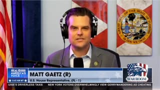 Matt Gaetz on Steve Bannon's War Room - Speaker Vote 2023-10-25