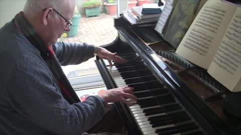 Playing A Bechstein Grand Piano