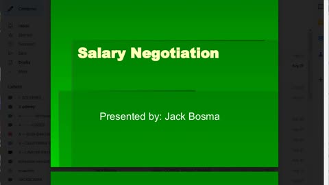 The Salary Negotiation Knowledge Party