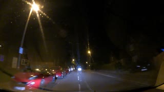 Night Driving to a supermarket 2022 speedlapse