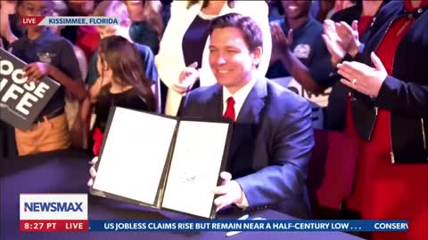 BREAKING: Gov. Ron DeSantis signs a bill banning abortions after 15 weeks.