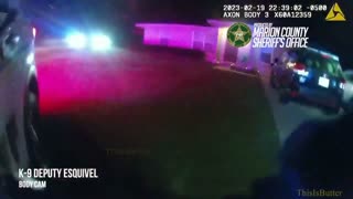 K9 Jet helps arrest a suspect from a high speed chase in Marion County