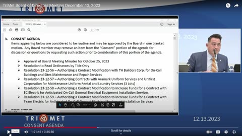 TriMet December Board of Directors -episode 8