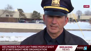 Des Moines police give update on shooting at outreach center
