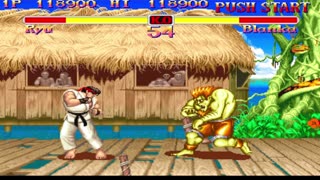 Ryu vs Blanka