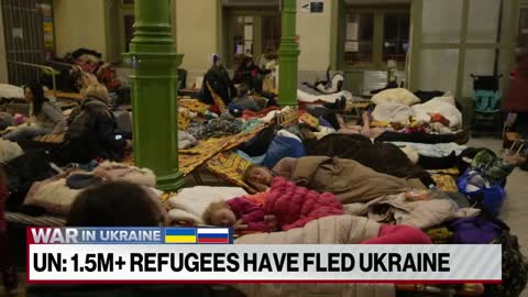 Ukrainian refugees in need of medical care