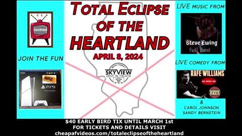 *PS5 GIVEWAY* at Total Eclipse of the Heartland 4-8-2024