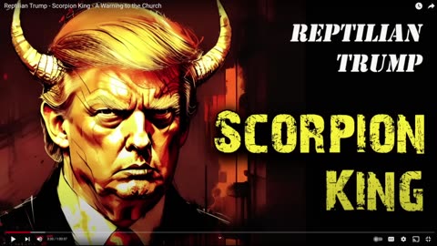Trump Reptilian Scorpion King