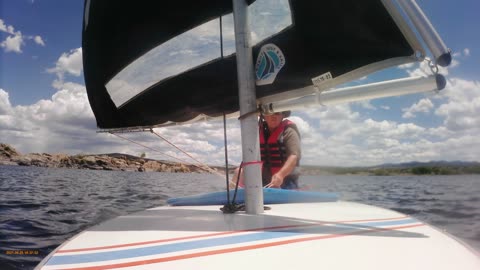 Sunfish sailing Willow Lake AZ 2