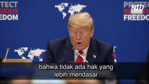 Trump Presiden AS Pertama Yang Adakan Konferensi Kebebasan Beragama Internasional di PBB