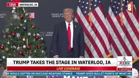 LIVE: Donald Trump Delivering Remarks in Waterloo, IA...