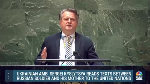 Ukrainian Ambassador Reads Texts From Russian Soldier Before He Was Killed