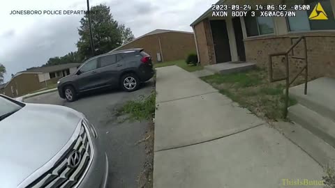 Pictures and body cam shows chicken leading Jonesboro police officer in hilarious chase