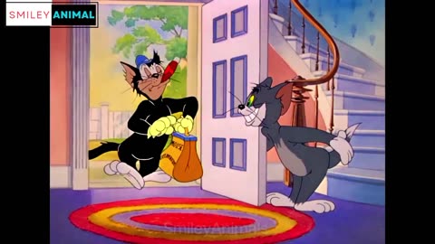 Tom and Jerry fighting