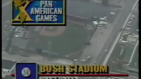 August 8, 1987 - Aerial View of Bush Stadium in Indianapolis