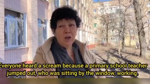 School No. 58 in the Kievsky district of Donetsk came under fire