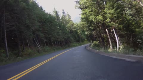 Riding Through West Glacier NP Late August 2013