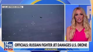 Russian fighter jet damages US drone