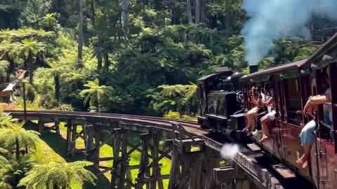 Puffing Billy Scenic Railway from Belgrave to Lakeside Return 🚂