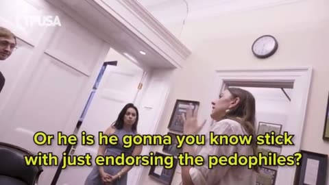 Libs of TikTok - BREAKING: I went to Eric Swalwell’s office to ask him why he campaigned for a pedophile (Stacie Laughton) for office. Watch what happens next!