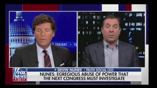 Tucker Carlson /w Devin Nunes: FBI Caught Spying on Congress & Their Lawyers