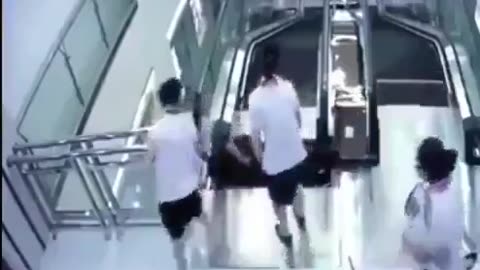 Escalator incident