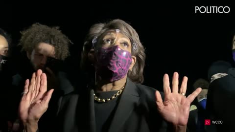 Maxine Waters Incites Violence At Minnesota Riot, 'Get more confrontational' (2021)