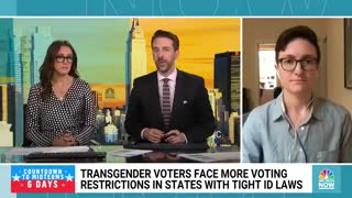 NBC Reporters Claims "Voter ID Laws Disproportionately Impact Trans People"