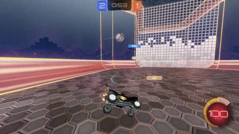 Rocket League but, every time you score the ball grows